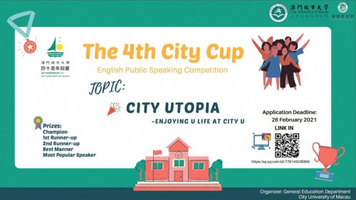10 Finalists Name List - The 4th City Cup English Public Speaking Competition